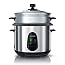 Clatronic RK 3567 Rizsfőző és pároló, 700W, 2 in 1, Inox
