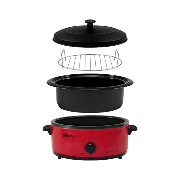 Nesco 481825PR Professional Stainless Steel Roaster Oven with Porcelain