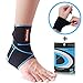 Dualeco Ankle Brace, Adjustable Ankle Brace Support for Women/Men/Kids, Elastic Compression Ankle Wrap, Lace Up Ankle Brace Support for Sprained Ankle, Achilles Tendon, Sports, Running