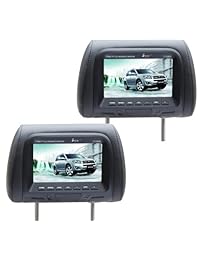 tview t726pl 7 Inch para reposacabezas de coche monitor, Negro