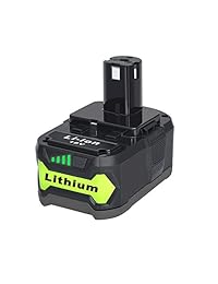 Epowon - Batería de repuesto para Ryobi (18 V, 5,0 Ah, 18 V, 18L50 ONE+ P104, P105, P102, P103, P107, P108, P109)