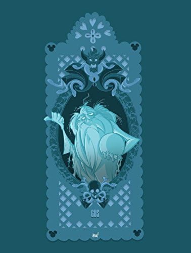 Disney WonderGround The Haunted Mansion Gus Postcard by Francisco Herrera