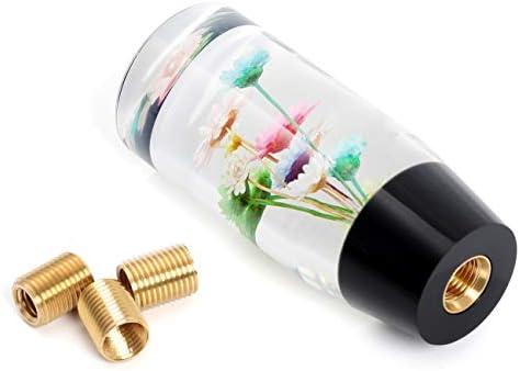 Life Palette 昭和レトロを感じる クリスタル シフトノブ 当時物好きに 卓出 延長 和 水中花 100mm 10cm