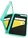 iPhone 7 Plus Case, Bastex Teal Hidden Back Wallet Mirror Case with Stand Feature and Card Holder for Apple iPhone 7 Plus