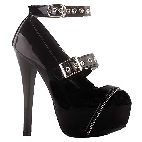 SHOW-STORY-Women-Sexy-Zipper-Buckle-Ankle-Strap-Mary-Jane-Platform-Stiletto-Heel-Dress-PumpsLF80875
