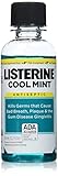 Listerine Antiseptic Mouthwash, Cool Mint 3.2 Oz / 95 Ml (Pack of 6)