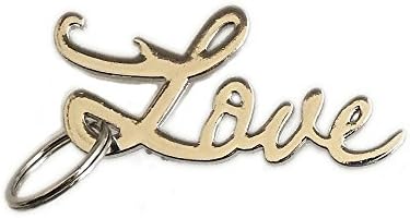 AtzilooseAtziloose Wedding Favors Love Key Chain Bottle Opener bachelorette Party Gift Favor (Silver) Valentines day gifts for