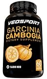 Premium Garcinia Cambogia Extract with HCA, Extra Strength 1600 mg Capsules, Proven Diet Pills Used by Real Athletes! The Best Fat Burner / Weight Loss Supplement Made In The USA