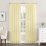 No. 918 Emily Sheer Voile Rod Pocket Curtain Panel, 59
