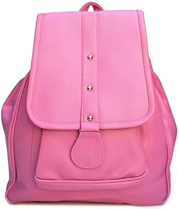 Women's Stylish Handbag Backpack Baby Pink
