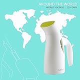 Adeline Premium PureSteam Fabric Hand-held Steamer - White