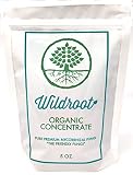 Wildroot Organic Mycorrhizal Fungi Concentrate (16 Species) Endo & Ecto Mycorrhizae Inoculant Powder for Explosive Plant Root Growth -1 Scoop (About 1/4 TSP.) Makes 1 Gal (Powder, 5 oz.)