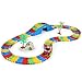 Haktoys Little Champs Colorful Track Playset | 154 Pieces Magic Journey Racing Set with Endless Fun and Combinations | Safe and Durable | Great Gift Toy for Toddlers, Kids, Boys, and Girls