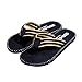 Alonea Men Summer Flip Flops Shoes Sandals Male Slipper Flip-flops (10, Black)