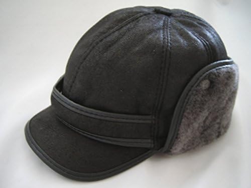 Handmade genuine high quality Shearling Sheepskin beret,Captain hat winter hat custom made