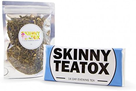 Skinny Teatox Natural Weightloss Mint Tea - 14 Day Supply - Detoxify Cleanse Energize