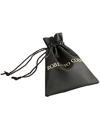 Roberto Coin "Tiny Treasures Oro Blanco 18 K diamantes X-Small Círculo Collar con Colgante (1 5cttw