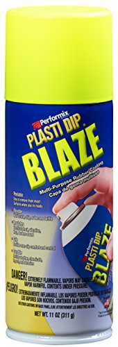 Performix (11222-6-6PK) Plasti Dip Blaze Yellow Spray - 11 oz. Aerosol, (Pack of 6)