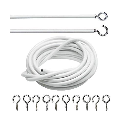 Net Curtain Wire. 3 Metre Length. Includes 4 Eyes 4 Hooks. Buy Online in UAE. Kitchen Net Curtain Wire. 3 Metre Length. Includes 4 Eyes 4 Hooks. Buy Online in UAE. Kitchen