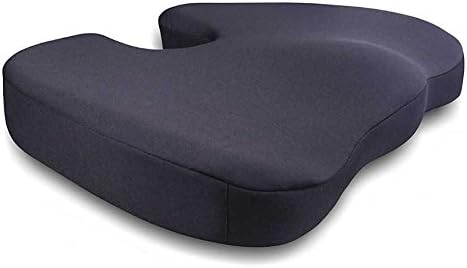 West Coast Auto Memory Foam Seat Cushion Pillow Orthopedic Design to Relieve Back Tailbone and Sciatica Pain