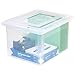 STAPLES 480548 Letter/Legal File Box Clear (140050)