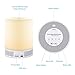 SAVFY Bedside Lamp Light Night, Bluetooth Speaker with LED Touch Sensor and Alarm Clock, Hands-Free Speakerphone with Mic, Best Gift for Men Women Teens Kids Children Sleeping Aid White