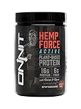 Onnit Hemp FORCE Active (390g) - Plant-Based Hemp Protein, 16g per Serving | Choco & Maca