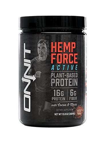 Onnit Hemp FORCE Active (390g) - Plant-Based Hemp Protein, 16g per Serving | Choco & Maca