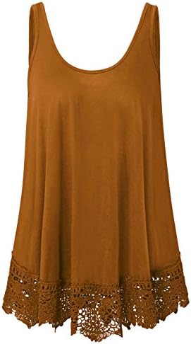 Plus Size Swing Lace Flowy Tank Top for Women