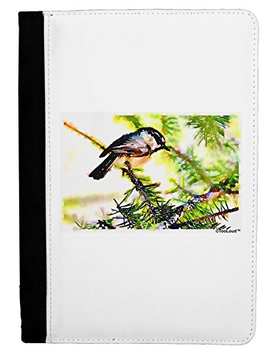 TooLoud CO Chickadee Watercolor Ipad Mini Fold Stand Case - Black