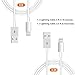 Phone Charger, Phone Charger Kit (Dual USB Car Charger+Wall Charger+2 X MFI Certified Cables) Compatible with iPhone X /8/7 / 6s / 5s /Plus (Combo Set (iPhone Charger Kit))