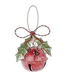 Sunset Vista Design Holiday Ornament, Christmas Red