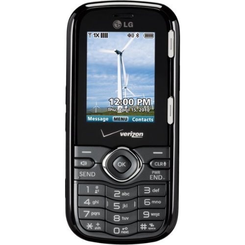 LG Cosmos VN250 Black No Contract No Data Verizon Cell Phone QWERTY Keyboard - Thumbnail 2