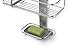 simplehuman Over-Door Shower Caddy, Stainless Steel and Anodized Aluminum