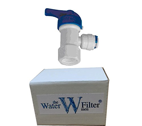 The Water Filter Men Reverse Osmosis Pressure Tank Valve Pushfitting takes 1/4" lldpe tubing pipe