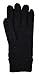 BRUCERIVER Men Pure Wool Knitted Gloves with Thinsulate Lining Size S/M (Black)