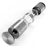 Salt and Pepper Grinder 2 in 1 Manual by PGH - Effortless & Efficient Pepper Mill - Adjustable Ceramic Mechanism – with free Recipe eBook