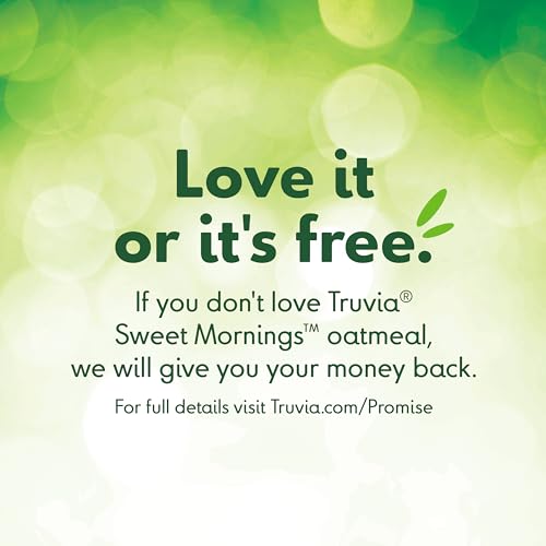 TRUVIA® SWEET MORNINGS™ ORIGINAL INSTANT ROLLED OAT OATMEAL PACKETS, 12 G PROTEIN, NO SUGAR ADDED (6 PACKETS)