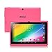 iRULU 7 inch Tablet Google Android 6.0 Quad Core 1024x600 Dual Camera Wi-Fi Bluetooth,1GB/8GB,Play Store Netfilix Skype 3D Game Supported GMS Certified (Pink)