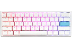 Ducky ONE 2 V2 Mechanical Keyboard with RGB Light|Zodiac Space Bar|Cherry MX Brown Switch|Mini Layout (61 Keys)|Anti-Ghosting