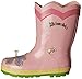Kidorable Lotus Flower Yellow and Pink Natural Rubber Rain Boots