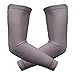 Suddora Arm Sleeves (Pair) - Sun Sleeves for Men and Women w/UV Protection for Cycling, Basketball, Running, Football, Outdoor Sports (Gray)