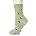Chalier 5 Pairs Womens Cute Funny Socks Casual Cotton Crew Animal Socks, Style 04, One Size