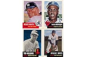 1991 Topps Archives 1953 Reprint Complete 330 Card Set. Loaded with Stars and Hall of Famers Including Mickey Mantle, Jackie Robinson,