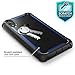 i-Blason Ares Case for iPhone XR 2018, Full-Body Rugged Clear Bumper Case with Built-in Screen Protector (Blue)