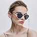 Eyeglass Chains Sunglasses Neck Strap Cord Beaded Reading Glasses Chain Holder Lanyards Eyewear Retainer for Women (Gold)