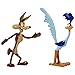 LOONEY TUNES Action Figures Wile E Coyote & Road Runner Bendable lt-4807