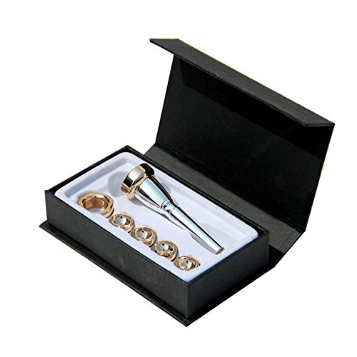 Musical Instrument Professional Brass Gold Silver Plated Bb and C key Trumpet Mouthpiece 3C 2C 2B 3B Trumpet Part