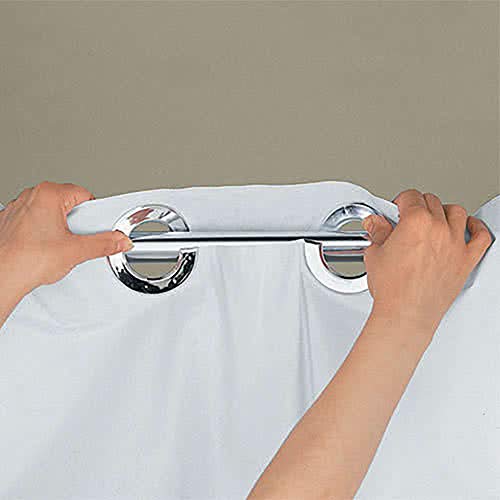 Hookless Hbh40e257 Escape Shower Curtain With Snap In Liner White