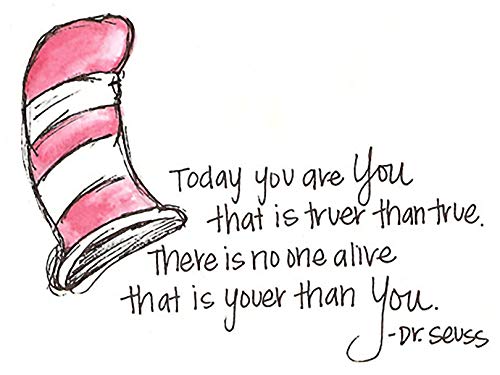 Dr. Seuss You are You Iron On Transfer for T-Shirts & Other Light Color Fabrics #3